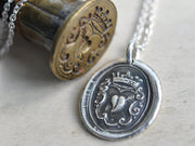 heart wax seal jewelry