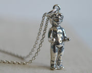 frozen Charlotte doll necklace