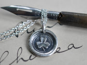 shamrock wax seal jewelry