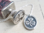shamrock wax seal jewelry