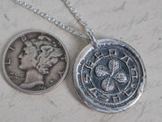 four leaf clover pendant