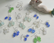 sea glass earrings