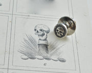 skull tie tack