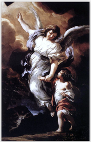 the guardian angel by Pietra Da Cortona