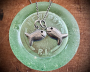 swimming fish necklace pendant - yummy fish jewelry