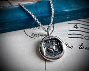 frog prince pendant - frog princess - wax seal jewelry