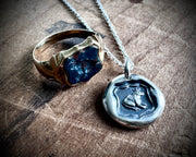 frog prince pendant - frog princess - wax seal jewelry