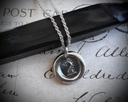 dragon wax seal necklace - wax seal jewelry