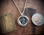 dragon wax seal necklace - wax seal jewelry