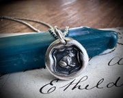 frog prince pendant - frog princess - wax seal jewelry