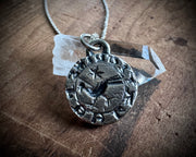 medieval crow intaglio wax seal pendant - rustic wax seal jewelry