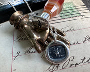 witch wax seal pendant