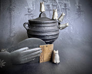 ghosts in the house - Clara the cat ghost - magnetic haunted home decor
