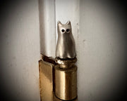 ghosts in the house - Clara the cat ghost - magnetic haunted home decor