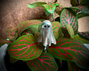 ghosts in the house - Felicia the ghost - magnetic haunted home decor