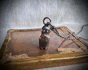 poppet doll necklace pendant ...  doll jewelry talisman