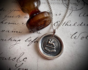 griffin wax seal necklace - FORWARD - wax seal jewelry