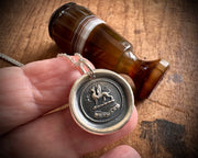 griffin wax seal necklace - FORWARD - wax seal jewelry