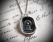 urn under a weeping willow tree - remember me - impressed mourning jewelry
