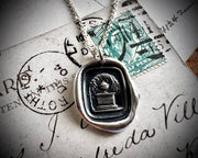 urn under a weeping willow tree - remember me - impressed mourning jewelry