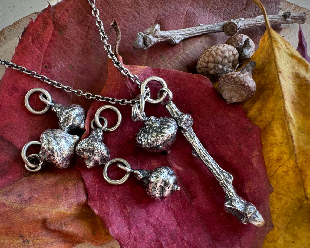 oak and acorn jewelry