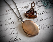 custom for S - devil and cupid wax seal necklace - LE DIABLE EMPORTE