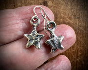 star earrings - rustic celestial jewelry