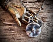 full moon necklace pendant - goddess Luna moon jewelry