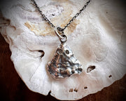 oyster shell ghost necklace pendant