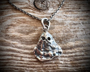 oyster shell ghost necklace pendant