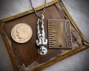 discombobulated Charlotte doll necklace pendant - Frozen Charlotte