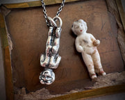 discombobulated Charlotte doll necklace pendant - Frozen Charlotte