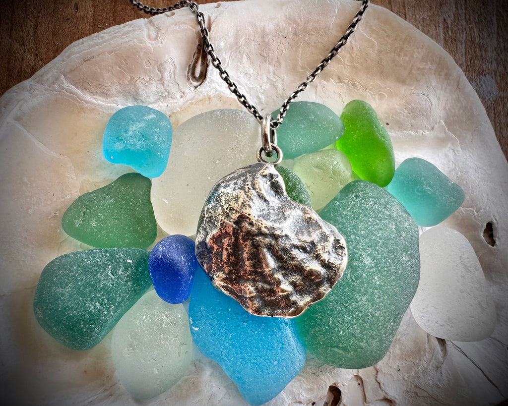 oyster shell necklace pendant