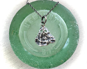 oyster shell ghost necklace pendant