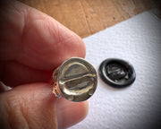 Calista the ghost necklace pendant - impressionable cauldron ghost wax seal jewelry
