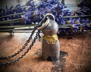 poppet doll necklace pendant ... larger doll jewelry talisman