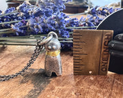 poppet doll necklace pendant ... larger doll jewelry talisman