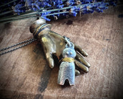 poppet doll necklace pendant ... larger doll jewelry talisman