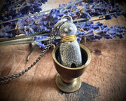 poppet doll necklace pendant ... larger doll jewelry talisman