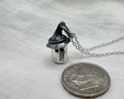 sterling silver ghost charm
