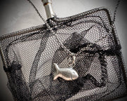 swimming fish necklace pendant - yummy fish jewelry