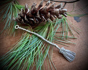 witch besom broom - cocktail stirrer, home decor, tree ornament, magic wand, bold pendant, talisman