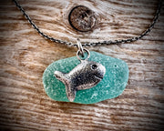 swimming fish necklace pendant - yummy fish jewelry