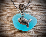 swimming fish necklace pendant - yummy fish jewelry