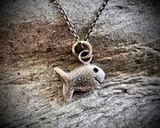 swimming fish necklace pendant - yummy fish jewelry