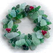 sea glass wreath