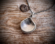 quahog shell necklace pendant