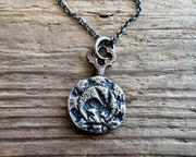 medieval hare intaglio necklace