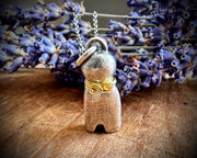 poppet doll necklace pendant ... larger doll jewelry talisman