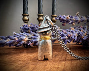 witchy poppet doll necklace pendant ... magical doll jewelry